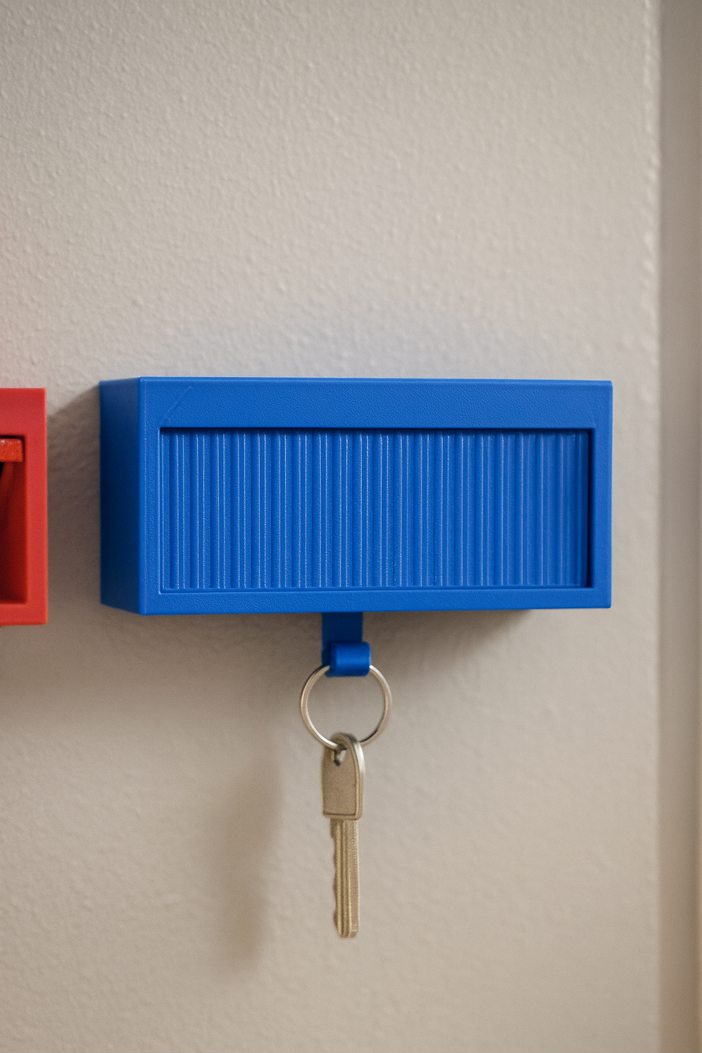 1:64 Blue Garage Key Holder