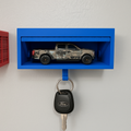 1:64 Blue Garage Key Holder