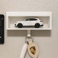 1:64 White Garage Key Holder