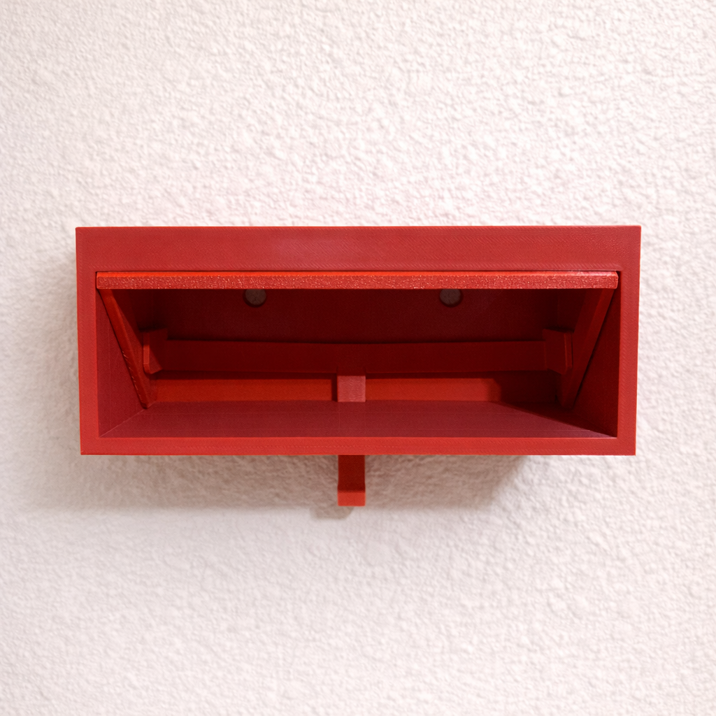 1:43 Red Garage Key Holder