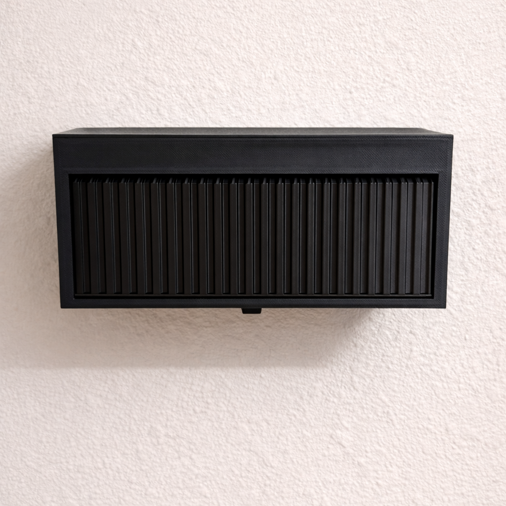 1:43 Black Garage Key Holder