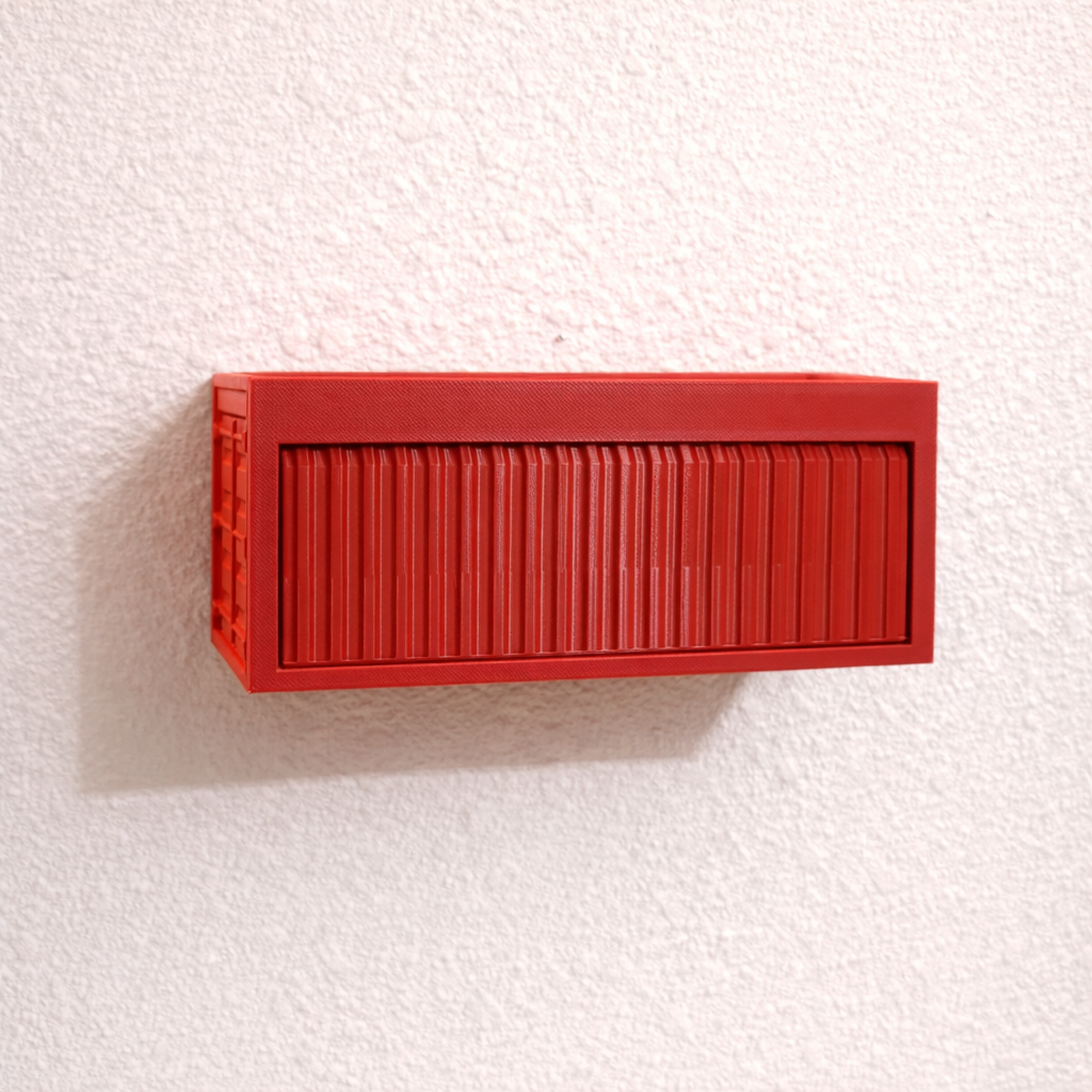 1:43 Red Garage Key Holder
